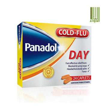 PANADOL COLD&FLU DAY 24S TAB - Bait Al Dawaa